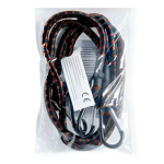 Χταπόδι – Ιμάντας Πρόσδεσης Ελαστικός Με 2 Καραμπίνερ Σετ 2τμχ 8mmx80cm Μαύρο/Κόκκινο 2000879