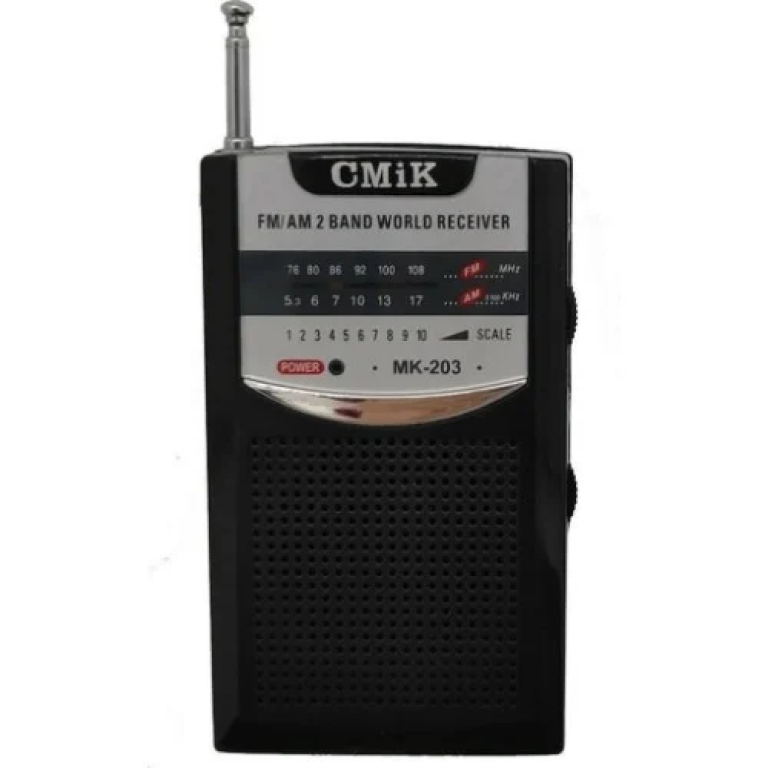 CMiK MK-203 Φορητό Ραδιόφωνο Μπαταρίας Mαύρο