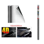 Διακοσμητική Αυτοκόλλητη Ταινία 4D Carbon 102x200cm 2001167