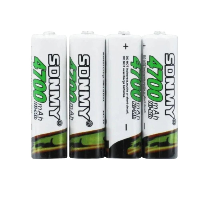 Επαναφορτιζόμενες Μπαταρίες AA Ni-MH 4700mAh 1.2V 4τμχ SDNMY