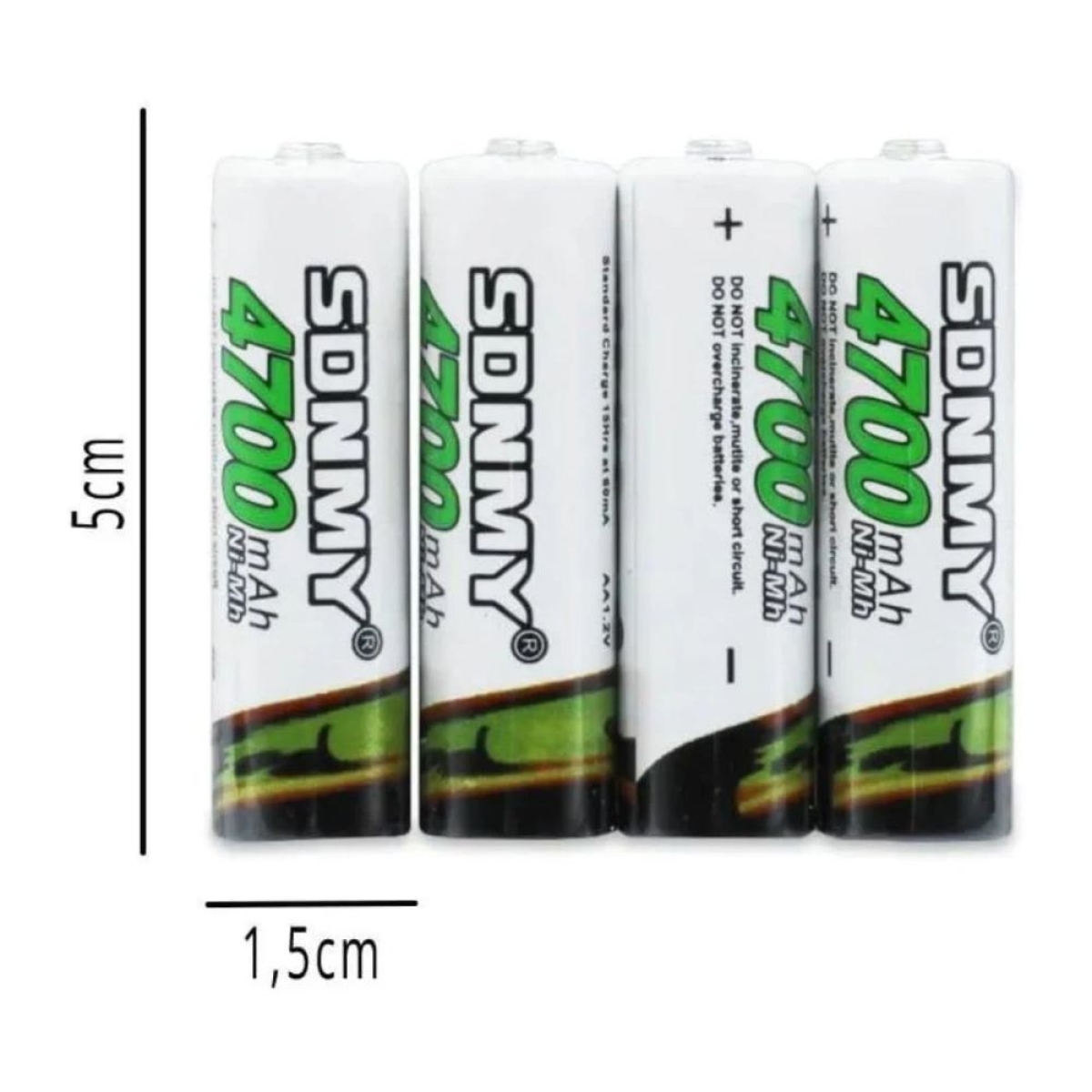 Επαναφορτιζόμενες Μπαταρίες AA Ni-MH 4700mAh 1.2V 4τμχ SDNMY