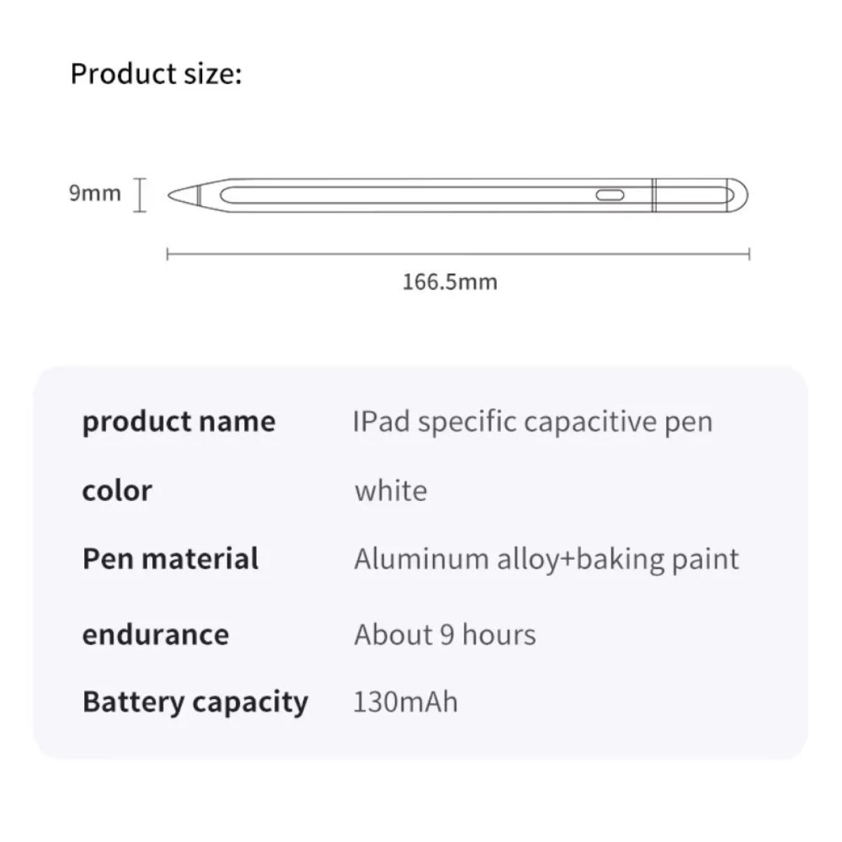 Επαναφορτιζόμενη Γραφίδα Αφής Gen3 Active Stylus Pen
