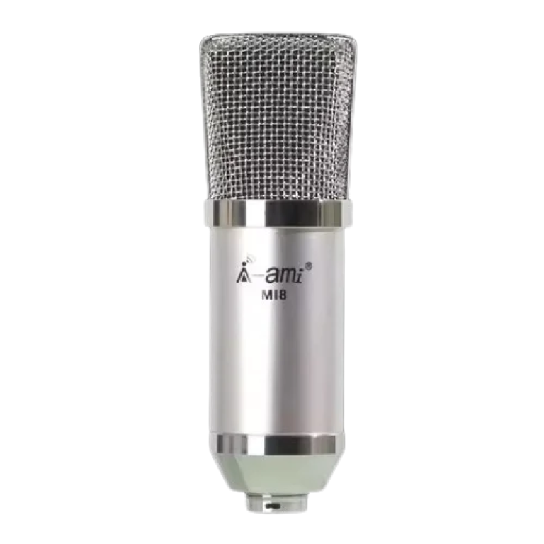 Επαγγελματικό μικρόφωνο στούντιο – Professional Condenser Studio Microphone MI8 Ασημί