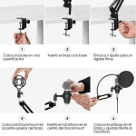 Επαγγελματικό μικρόφωνο στούντιο – Professional Condenser Studio Microphone MI8 Κόκκινο