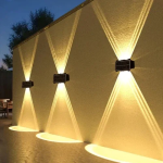 Επιτοίχιο Ηλιακό Φωτιστικό LED 12 SMD με Φωτοκύτταρο