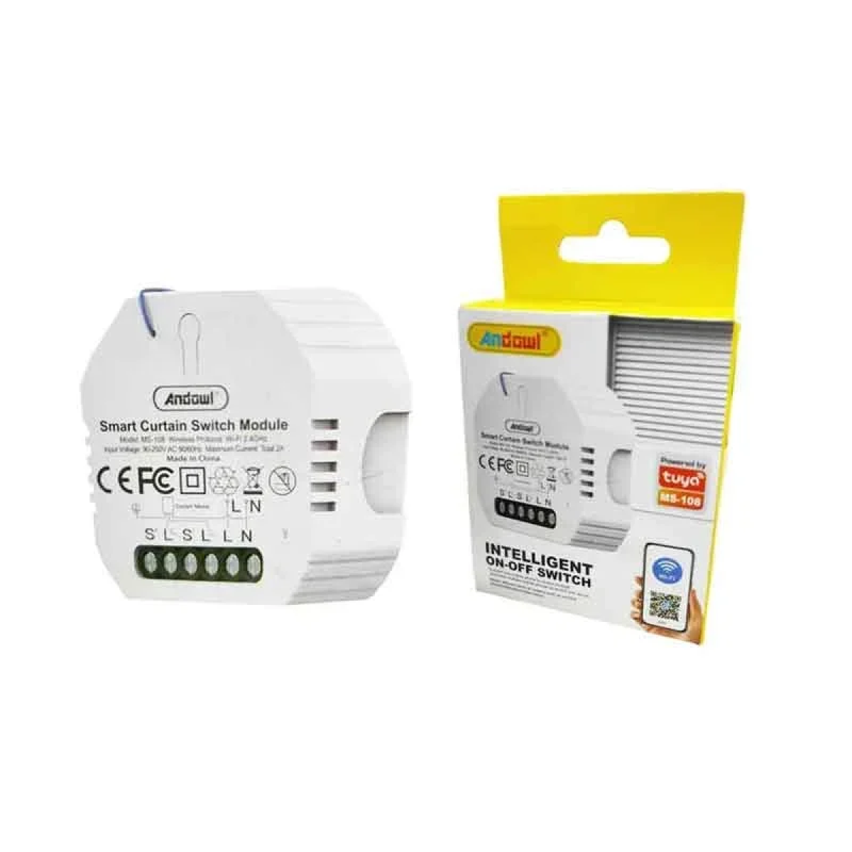 Έξυπνος Διακόπτης Wifi On/Off Tuya Smart Home Andowl MS-108