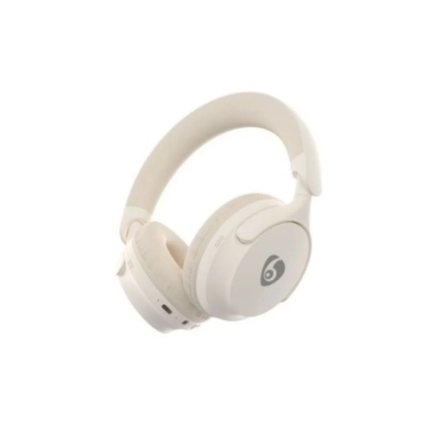 F87 Ασύρματα Ακουστικά Κεφαλής Bluetooth v.5.3 με Μικρόφωνο Μπεζ