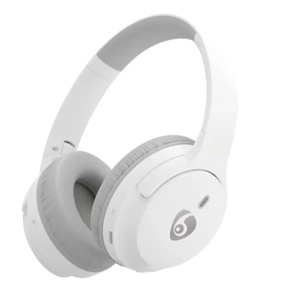 F87 Ασύρματα Ακουστικά Κεφαλής Bluetooth v.5.3 με Μικρόφωνο Λευκό