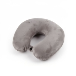 Φουσκωτό Μαξιλάρι Αυχένα Ταξιδίου Memory Foam 2802720 Γκρι