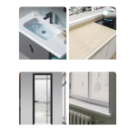 Φράγμα ντους σιλικόνης 5x3cm - λευκό - Image 5