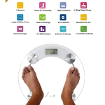 Γυάλινη Ψηφιακή Ζυγαριά Bluetooth Μπάνιου έως 180kg Aerbes AB-C14