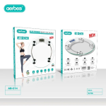 Γυάλινη Ψηφιακή Ζυγαριά Bluetooth Μπάνιου έως 180kg Aerbes AB-C14