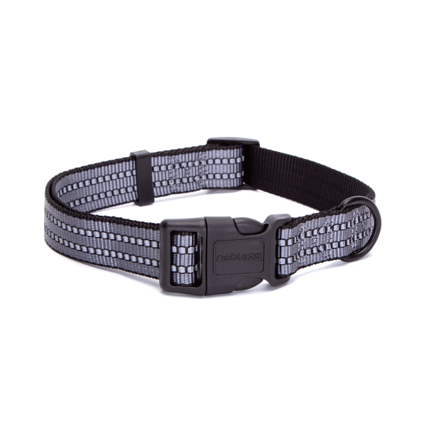 Ανακλαστικό Περιλαίμιο για Σκύλους W1.5*L25-40cm Small Γκρί