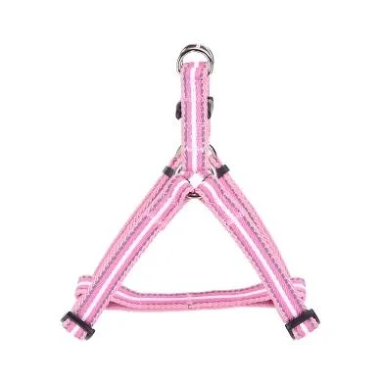 Ανακλαστικό Σαμαράκι για Σκύλους W2.5*L50-70cm Large Ρόζ