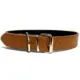 Δερμάτινο PU Περιλαίμιο για Σκύλους W1.5*L25-32cm Small Καφέ