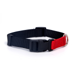 Δίχρωμο Περιλαίμιο για Σκύλους W2.0*L30-51cm Large Κόκκινο/Μαύρο