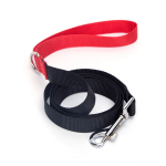 Δίχρωμος Οδηγός για Σκύλους W1.5*L120cm Medium Κόκκινο/Μαύρο