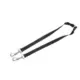 Διπλό Λουρί για Σκύλους W1.5*L26-39.5cm Small Μαύρο