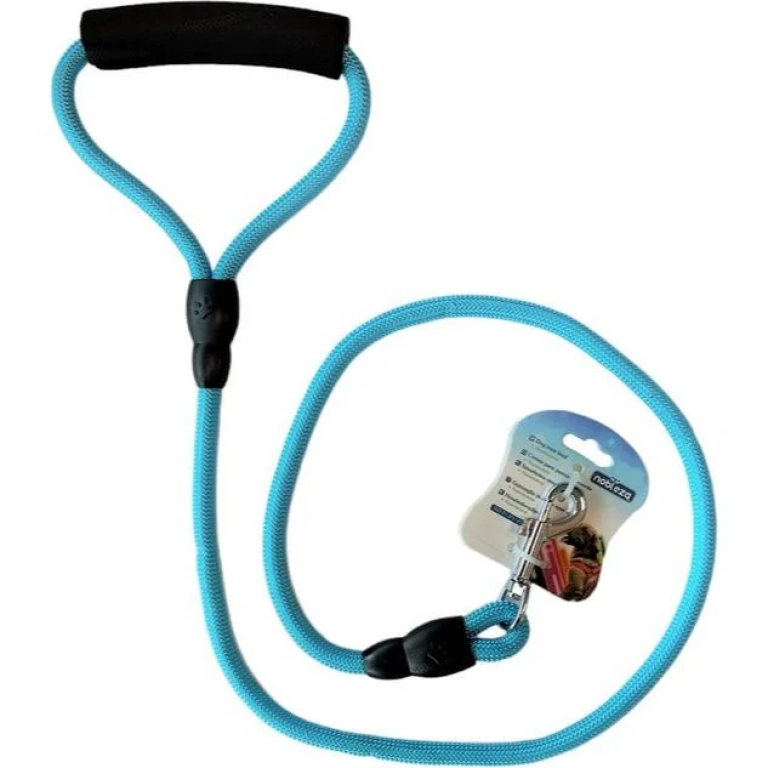 Λουρί με Λαβή Αφρού για Σκύλους D1.2*L120cm Large Γαλάζιο