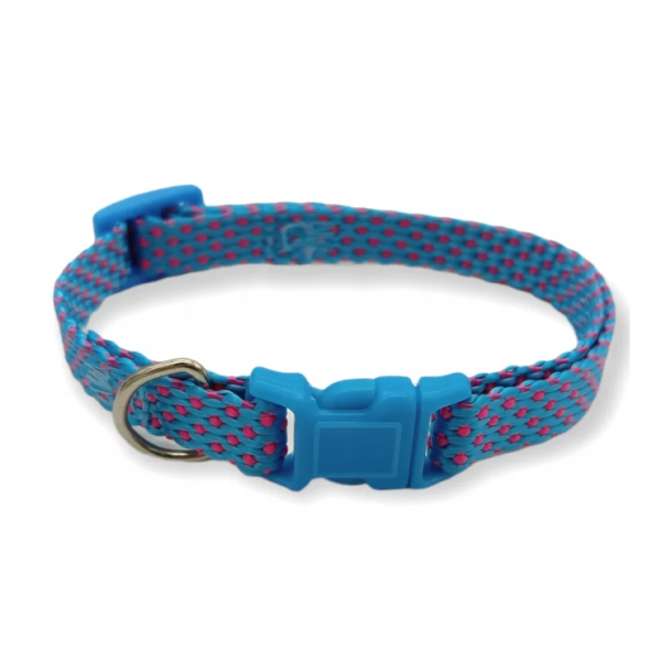 Περιλαίμιο για Σκύλους με Polka Dot Σχέδιο W2.0*L30-50cm Large Μπλέ