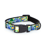 Περιλαίμιο για Σκύλους με Σχέδιο Tropical W1.5*L25-40cm Small Πράσινο
