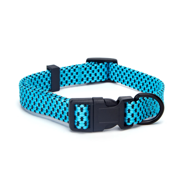 Περιλαίμιο για Σκύλους W1.0*L20-30cm Small Γαλάζιο/Μαύρο