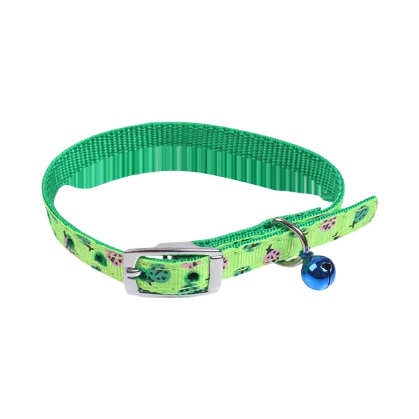 Περιλαίμιο με Καμπανάκι για Γάτες W1.0*L21-26cm Πράσινο