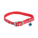Περιλαίμιο με Καμπανάκι για Γάτες W1.0*L21-28cm Κόκκινο
