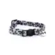 Περιλαίμιο με Καμπανάκι και Animal Print Snow Leopard για Γάτες W1.0*L20-30cm