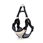 Σαμαράκι για Σκύλους με Σχέδιο Καρό Neck 43-50*Chest 45-60cm Small Μπέζ