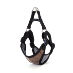 Σαμαράκι για Σκύλους με Σχέδιο Καρό Neck 43-50*Chest 45-60cm Small Καφέ