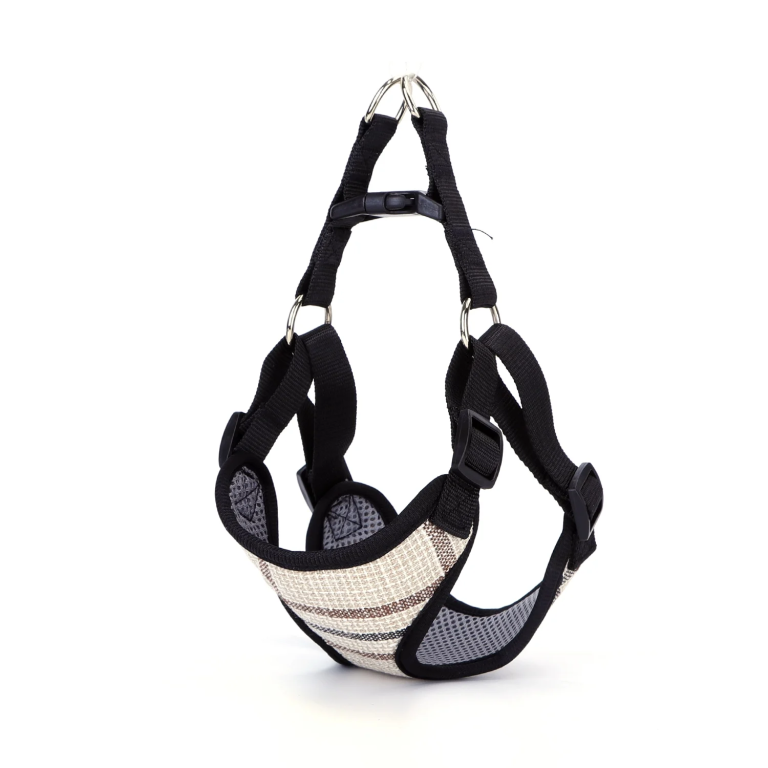 Σαμαράκι για Σκύλους με Σχέδιο Καρό Neck 60-74*Chest 63-85cm Large Μπέζ