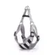 Σαμαράκι με Σχέδιο Stripes για Σκύλους Neck 60-74*Chest 63-85cm Large Μαύρο