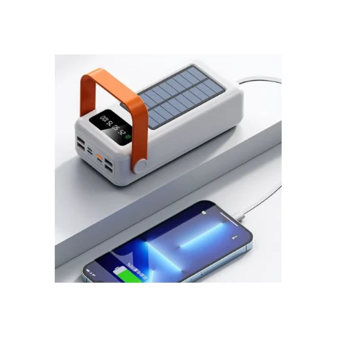 Ηλιακό Power Bank 30000mAh Treqa TR-957 λευκό - Image 2
