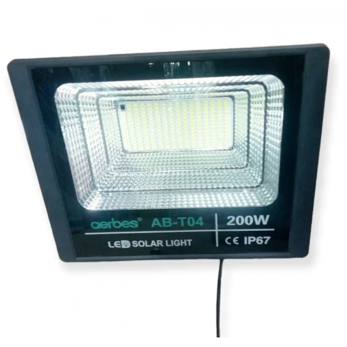 Ηλιακός Προβολέας LED με Τηλεχειριστήριο 200W AB-T04 Aerbes