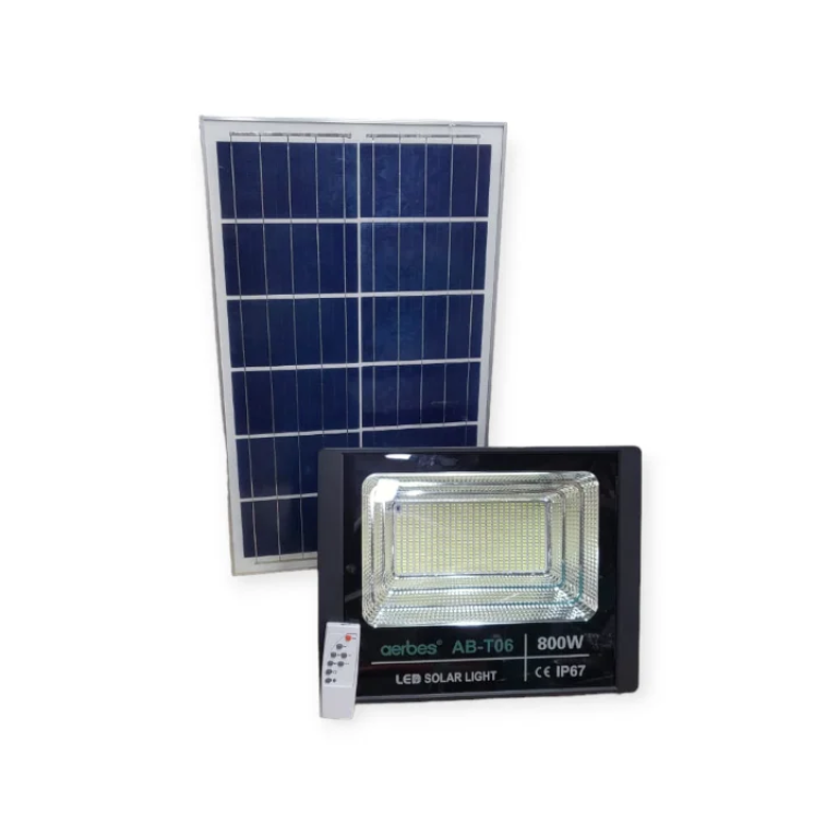 Ηλιακός Προβολέας LED με Τηλεχειριστήριο 800W AB-T06 Aerbes