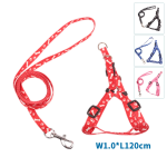 Σετ Σαμαράκι W1.0*L25-40cm και Οδηγός W1.0*L120cm για Σκύλους Small Μαύρο