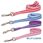 Ανακλαστικός Οδηγός για Σκύλους W1,5*L120cm Medium Κόκκινο