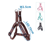 Ανακλαστικό Σαμαράκι για Σκύλους W2.5*L50-70cm ΧLarge Ρόζ