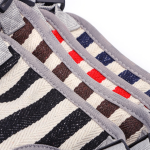 Σαμαράκι με Σχέδιο Stripes για Σκύλους Neck 43-50*Chest 45-60cm Small Μπλέ