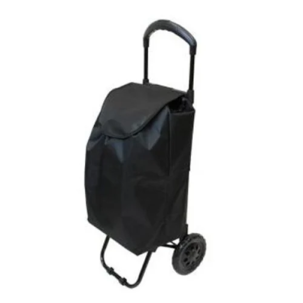 Καρότσι λαϊκής 42L 32x36x101cm με ρυθμιζόμενη λαβή σε μαύρο χρώμα C-01A