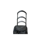 Καρότσι λαϊκής 42L 32x36x101cm με ρυθμιζόμενη λαβή σε μαύρο χρώμα C-01A