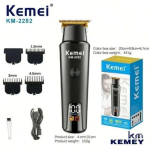 Kemei Επαγγελματική Επαναφορτιζόμενη Κουρευτική Μηχανή Μαύρη KM-2282