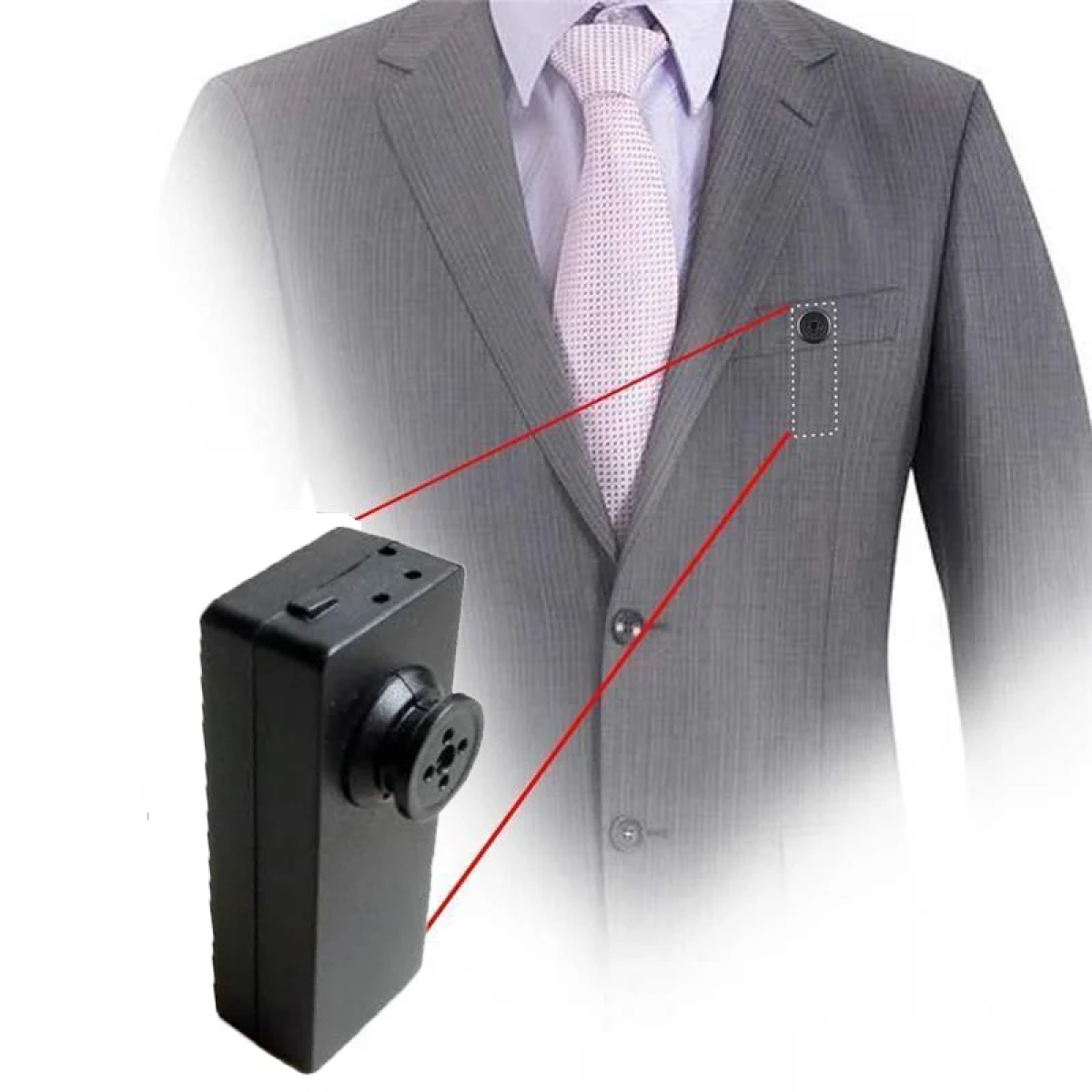 Κρυφή Κάμερα Κουμπί Καταγραφικό - Button DVR Spy Camera
