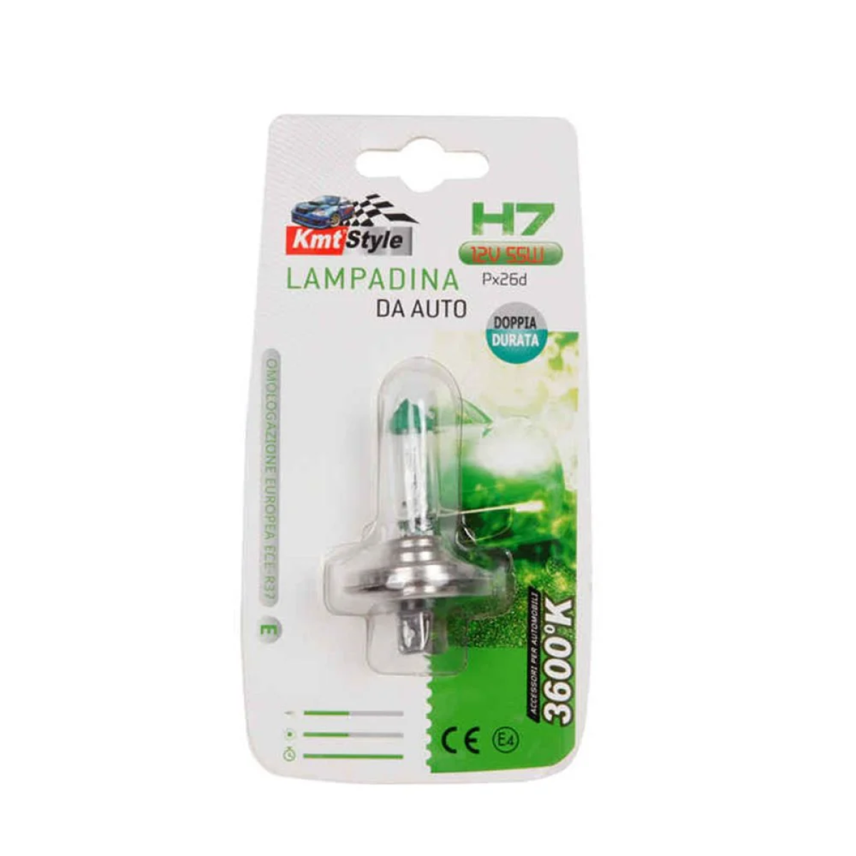 Λάμπα αυτοκινήτου αλογόνου H7 12V 55W 3600K