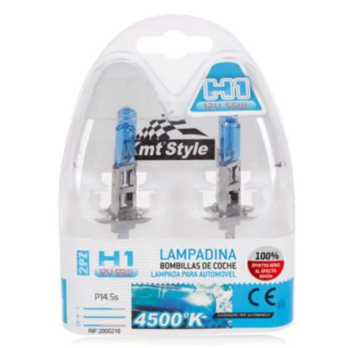 Λάμπες Αυτοκινήτου H1 12V 55W 4500k 2τμχ 2000218
