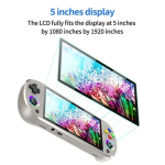 M22 Pro Κονσόλα 5.0'' 4K HD με LED RGB φωτισμό & Gamepad για PS1 - Γκρι