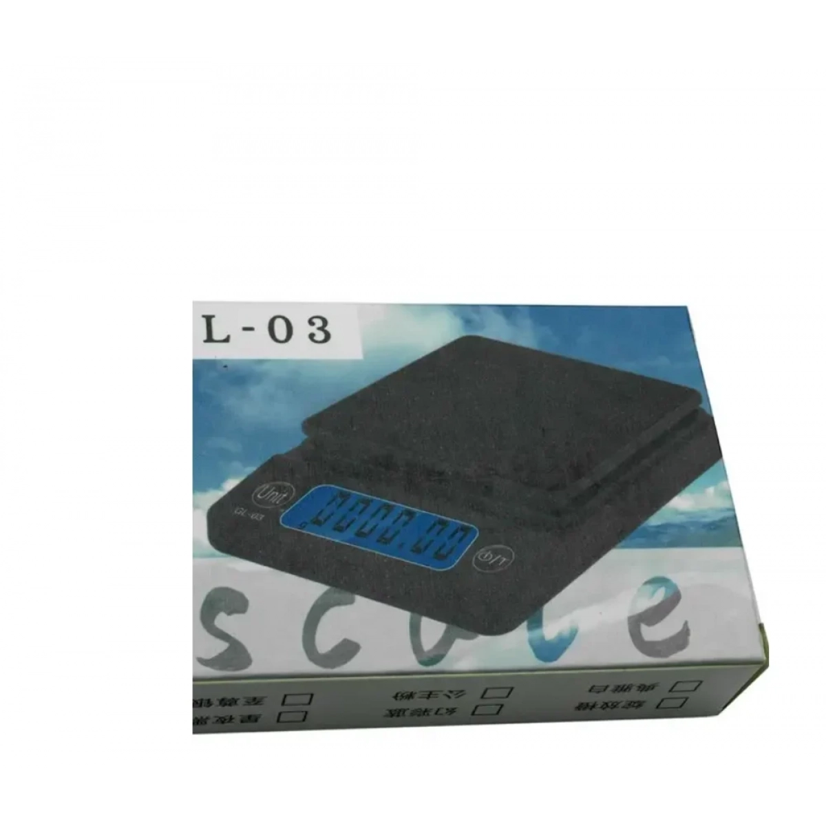 Μίνι Ψηφιακή Ζυγαριά Κουζίνας 1gr/500g GL-03