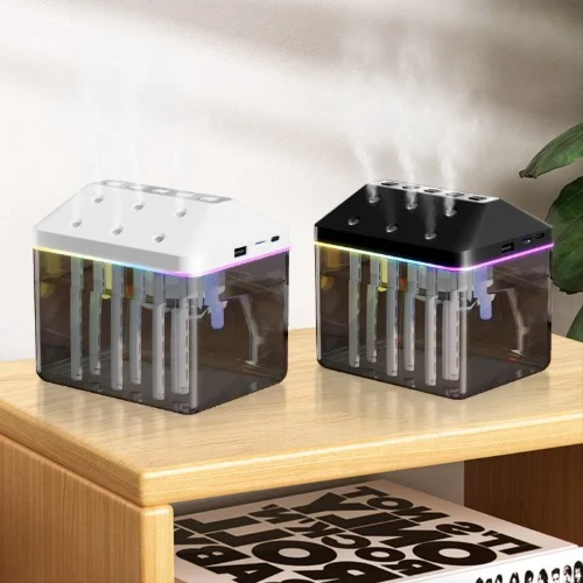 Μίνι Υγραντήρας 900ml J7 σε Λευκό χρώμα