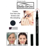 Μολύβι Φρυδιών Microblading Διαρκείας Αδιάβροχο Bella Brow - μαύρο